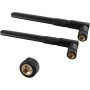 Futheda 2 Piezas Antena 4G LTE SMA Macho Antena 5dBi para Orange Vodafone Huawei Netgear ZTE 4G LTE Router Gateway Teléfono de