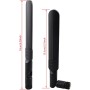 Futheda 2 Piezas Antena 4G LTE SMA Macho Antena 5dBi para Orange Vodafone Huawei Netgear ZTE 4G LTE Router Gateway Teléfono de