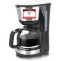 Emerio CME-122933, cafetera de filtro, 1,25 l para hasta 10 tazas de café recién hecho, filtro permanente extraíble, función