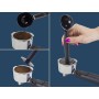 beper P101CAF100 Cafetera Espresso Duetta, 1100W, Compatible con monodosis y café en polvo, Cafetera con brazo de salida doble,