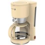 Fagor cafetera de goteo eléctrica colección Vinttage Crema. 870W de potencia, capacidad de 1.25L y precioso exterior color crema