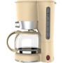 Fagor cafetera de goteo eléctrica colección Vinttage Crema. 870W de potencia, capacidad de 1.25L y precioso exterior color crema