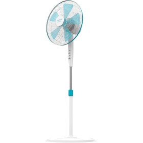 Cecotec Ventilador de Pie EnergySilence 500. 40 W, 5 Aspas de 40 cm de diámetro, Oscilante, 3 Velocidades, Altura Ajustable de