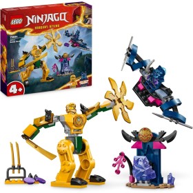 LEGO Ninjago Meca de Combate de Arin, Set de Juguete Ninja Infantil con Minifigura de Personaje de la Serie con Catana y Figura