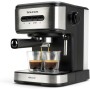 Taurus Mercucio - Cafetera espresso 20 Bar, programable, parada automática, 850W, BPA free, apagado automático, 1.50L,