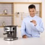 Taurus Mercucio - Cafetera espresso 20 Bar, programable, parada automática, 850W, BPA free, apagado automático, 1.50L,