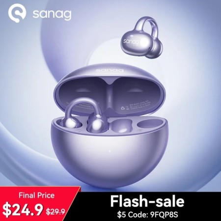 Sanag S6S Clip libre auricular abierto sonido 3D auriculares Bluetooth