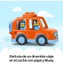 LEGO Duplo Bluey Excursión a la Heladería con Bluey - Juego Educativo con Coche de Juguete, Puesto de Helados y 2 Figuras Inc.