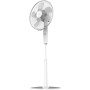 Cecotec Ventilador de Pie EnergySilence 510. 40 W, 5 Aspas de 40 cm de diámetro, Oscilante, 3 Velocidades, Altura Ajustable