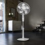 Cecotec Ventilador de Pie EnergySilence 510. 40 W, 5 Aspas de 40 cm de diámetro, Oscilante, 3 Velocidades, Altura Ajustable