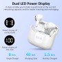 Auriculares Inalámbricos Bluetooth, 2025 Auriculare Bluetooth 5.4 HiFi Estéreo con 4 ENC Mic, Cascos Inalambricos Bluetooth