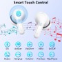 Auriculares Inalámbricos Bluetooth, 2025 Auriculare Bluetooth 5.4 HiFi Estéreo con 4 ENC Mic, Cascos Inalambricos Bluetooth