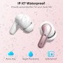Auriculares Inalámbricos Bluetooth, 2025 Auriculare Bluetooth 5.4 HiFi Estéreo con 4 ENC Mic, Cascos Inalambricos Bluetooth