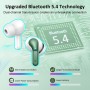 Auriculares Inalámbricos Bluetooth, 2025 Auriculare Bluetooth 5.4 HiFi Estéreo con 4 ENC Mic, Cascos Inalambricos Bluetooth