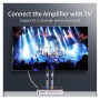 Unnderwiss cable optico audio digital 2m Toslink Cable optico Tecnología envolvente ac3 y dts Apto para televisores, PC, equipos