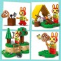 LEGO Animal Crossing Actividades al Aire Libre con Coni Juguete de Construcción Creativa con Tienda de Campaña y Minifigura de