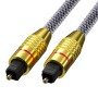 Unnderwiss cable optico audio digital 2m Toslink Cable optico Tecnología envolvente ac3 y dts Apto para televisores, PC, equipos