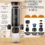 Cafetera Portatil Capsulas 3 en 1 compatible con Nespresso Dolce Gusto y Café Molido - Cafetera Portátil Multicapsulas para