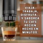 Cafetera Portatil Capsulas 3 en 1 compatible con Nespresso Dolce Gusto y Café Molido - Cafetera Portátil Multicapsulas para