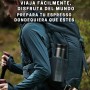 Cafetera Portatil Capsulas 3 en 1 compatible con Nespresso Dolce Gusto y Café Molido - Cafetera Portátil Multicapsulas para