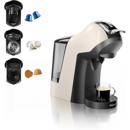 Tristar Máquina Multicápsula 3-en-1 – Compatible con Cápsulas Nespresso® y Dolce Gusto® – 19 bares – Libre de BPA – CM-2301