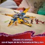 LEGO Ninjago Super Jet de la Tormenta de RAS y Arin, Juguete de Construcción con Dron Desmontable, Vehículo Combinado con 3