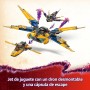 LEGO Ninjago Super Jet de la Tormenta de RAS y Arin, Juguete de Construcción con Dron Desmontable, Vehículo Combinado con 3