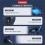 Lenovo Original LP75 TWS Bluetooth 5,3 auriculares inalámbricos de mús