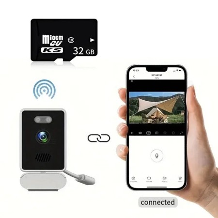 Xiaomi-cámara de vigilancia del hogar inalámbrica Wifi-2,4g HD cámara 