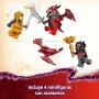 LEGO Ninjago Super Jet de la Tormenta de RAS y Arin, Juguete de Construcción con Dron Desmontable, Vehículo Combinado con 3