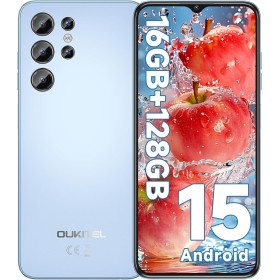 OUKITEL C1 Telefonos Moviles Libres Android 15, 16GB(4+12) + 128GB/1TB Teléfono Móvil, 6,52" HD+, 5150mAh Batería, Cámara