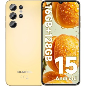OUKITEL C1 Telefonos Moviles Libres Android 15, 16GB(4+12) + 128GB/1TB Teléfono Móvil, 6,52" HD+, 5150mAh Batería, Cámara