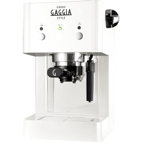 Gaggia Gran RI8423/21 - Cafetera (Independiente, Máquina espresso, 1 L, De café molido, 950 W, Blanco)