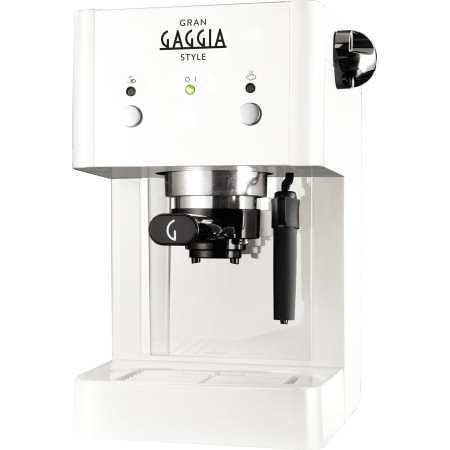 Gaggia Gran RI8423/21 - Cafetera (Independiente, Máquina espresso, 1 L, De café molido, 950 W, Blanco)