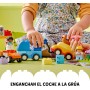 LEGO Duplo Classic Caja de Ladrillos: Coches y Camiones de Juguete, Set de Juego Educativo con Vehículos con Ruedas para Niños y