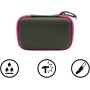 co2CREA Duro Viajar Caja Estuche Funda para JBL GO 4 Altavoz inalámbrico portátil con Bluetooth (Funda Solo)