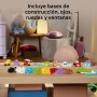LEGO Classic Caja Creativa para Construir y Jugar con Ladrillos de Colores, Casa, Perro, Camión de Bomberos, Teclado, Nubes,