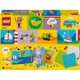 LEGO Classic Caja Creativa para Construir y Jugar con Ladrillos de Colores, Casa, Perro, Camión de Bomberos, Teclado, Nubes,