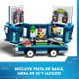 LEGO GRU 4: Mi Villano Favorito Bus de Fiesta Musical de los Minions, Autobús de Juguete de Construcción con Figuras e