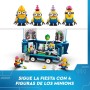 LEGO GRU 4: Mi Villano Favorito Bus de Fiesta Musical de los Minions, Autobús de Juguete de Construcción con Figuras e