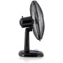 Orbegozo TF 0124 - Ventilador de sobremesa, oscilante, diámetro hélice 20 cm, asa, 22 W, piloto luminoso LED, 2 velocidades,