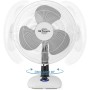Orbegozo TF 0124 - Ventilador de sobremesa, oscilante, diámetro hélice 20 cm, asa, 22 W, piloto luminoso LED, 2 velocidades,