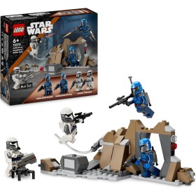 LEGO Star Wars: The Mandalorian Pack de Combate: Emboscada en Mandalore, Juguete de Construcción de Fantasía con Minifiguras,