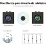 1Mii Receptor Bluetooth 5.1 HiFi, Adaptador Bluetooth Audio Salida Jack AUX 3.5 mm/RCA, con Modo de Graves, Conexión Dual para