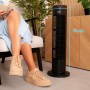 Cecotec Ventilador de Torre con Temporizador EnergySilence 790 Skyline. 50W, 30'' (76cm) de Altura, Control Mecánico, Oscilante,