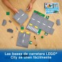 LEGO 60304 City Bases de Carretera, Juguetes para Niños de 5 Años o Más, Set de Accesorios con Semáforos, Señales y Luces