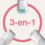 Braun Silk-épil 5, Depiladora Eléctrica Para Una Eliminación Del Vello Fácil, Piel Suave Duradera, 5-060, Blanco/Flamenco