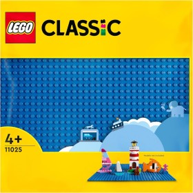 LEGO Classic Base Azul de 32x32 Tacos, Placa Tablero de Construcción y Expansión, Juguete de Construcción para Niños y Niñas de