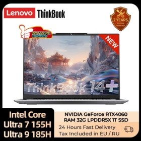 Lenovo-ordenador portátil ThinkBook 14 + AI Core Evo Ultra 9 Ultra 7, 