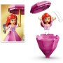 LEGO | Disney Princess Ariel Bailarina de Juguete Giratorio - Mini Muñeca de la Sirenita y Figura de Pez Flounder - Accesorio de